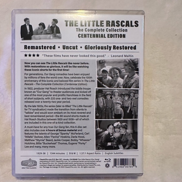 The Little Rascals: the Complete Collection (8 Discs) (Centennial Edition) (DVD) - Picture 2 of 6